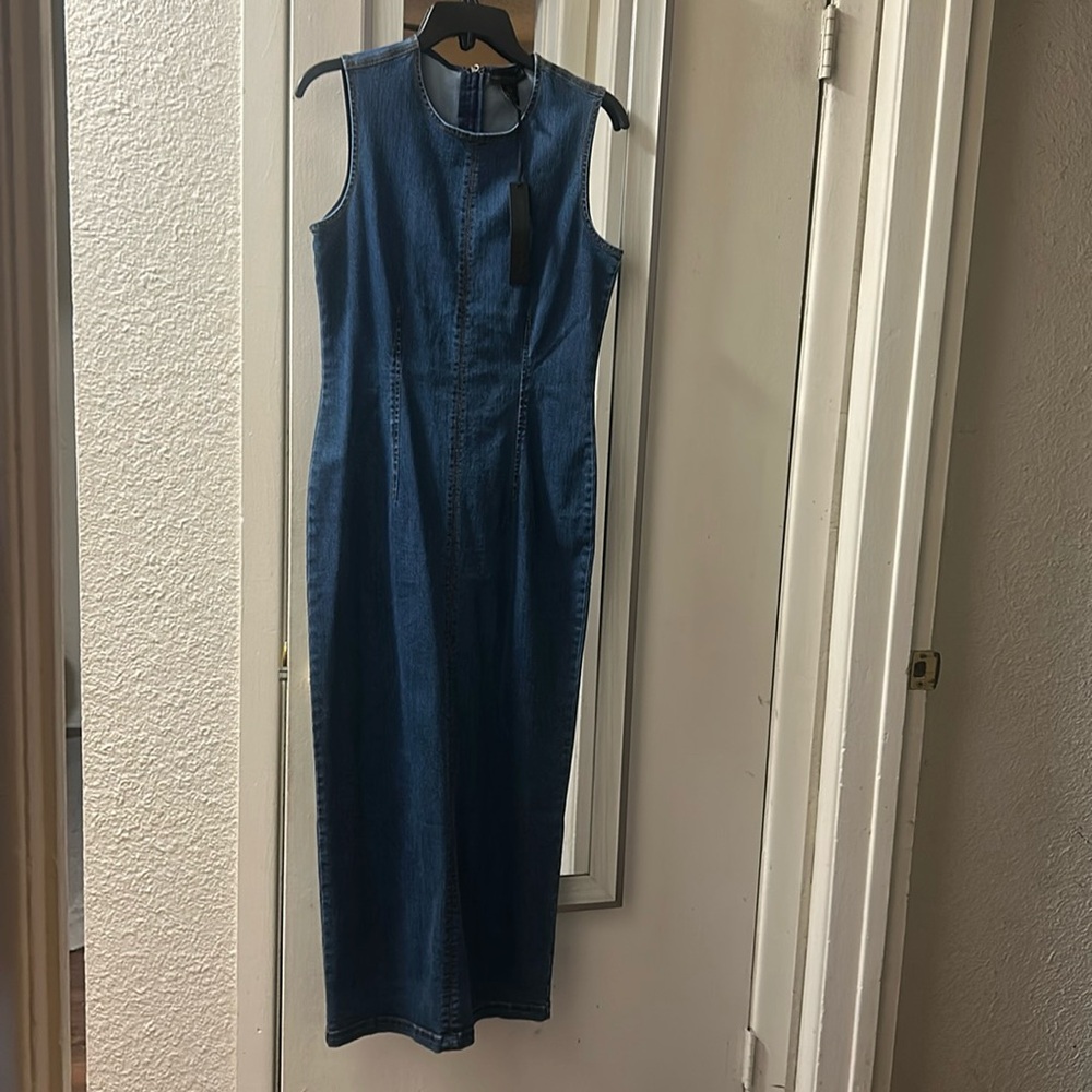 House of Harlow 1960 Dark Blue Maxi Dress
